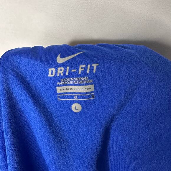 Nike Mens Running Shorts DRI-fit athletic activewear Blue Mesh Lined Large - Picture 6 of 8